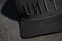 Unit Clothing UNIT Mens Frontline Snapback Cap BLACK Cheap