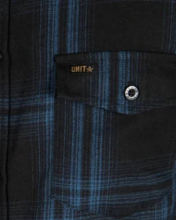 Unit Clothing UNIT Mens Newtown Flannel Shirt Cheap