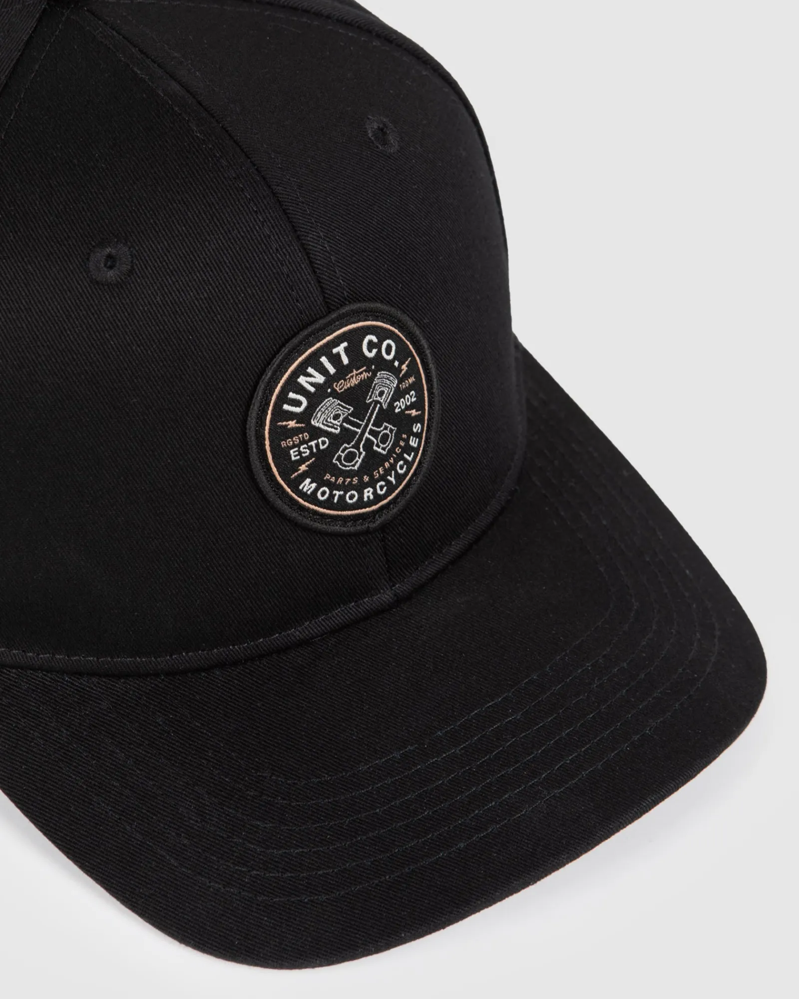 Unit Clothing UNIT Mens Parts & Services Headwear - Snapback Cap BLACK Store