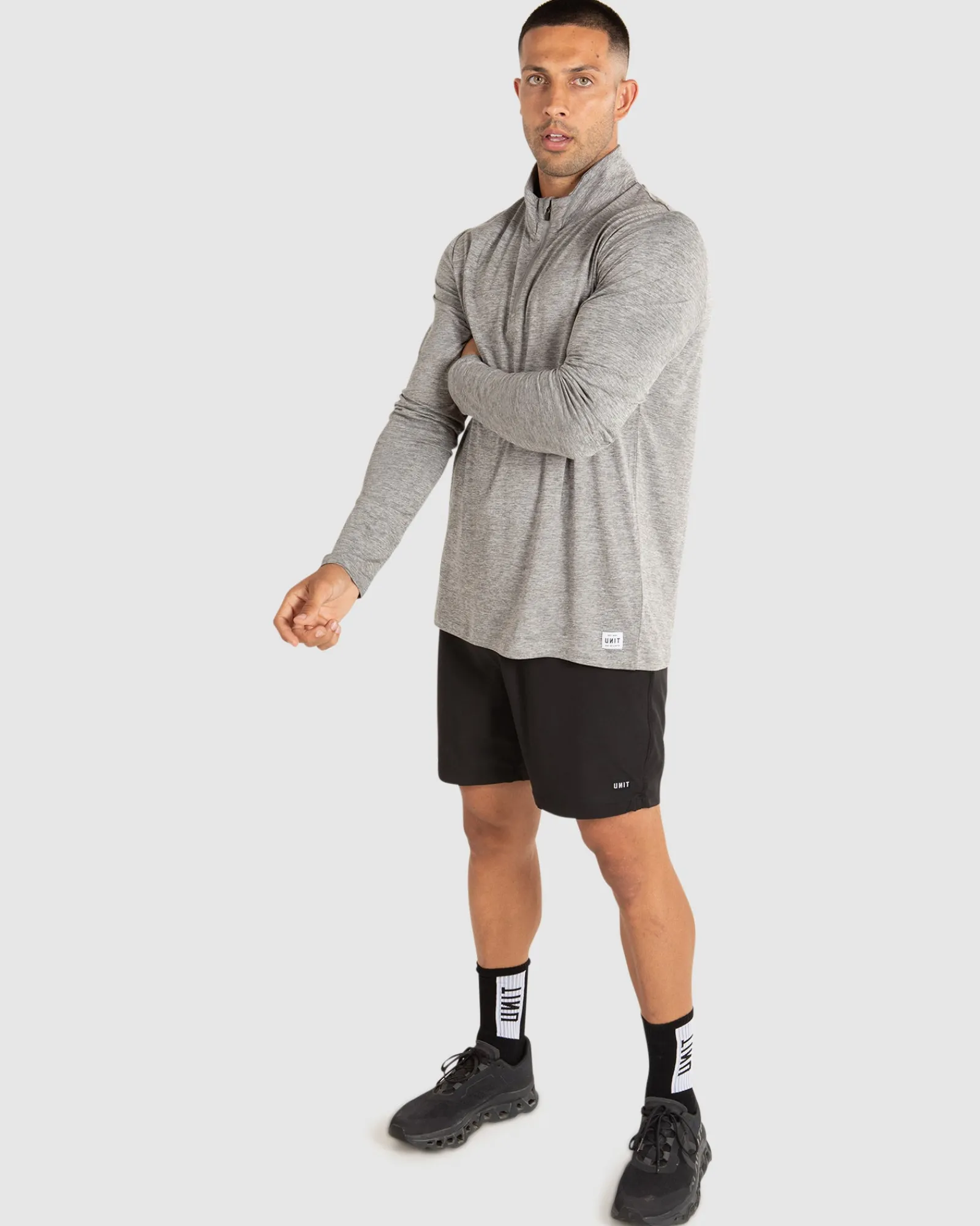 Unit Clothing UNIT Mens Performance Trainex Sports Longs Sleeve Tee Flash Sale