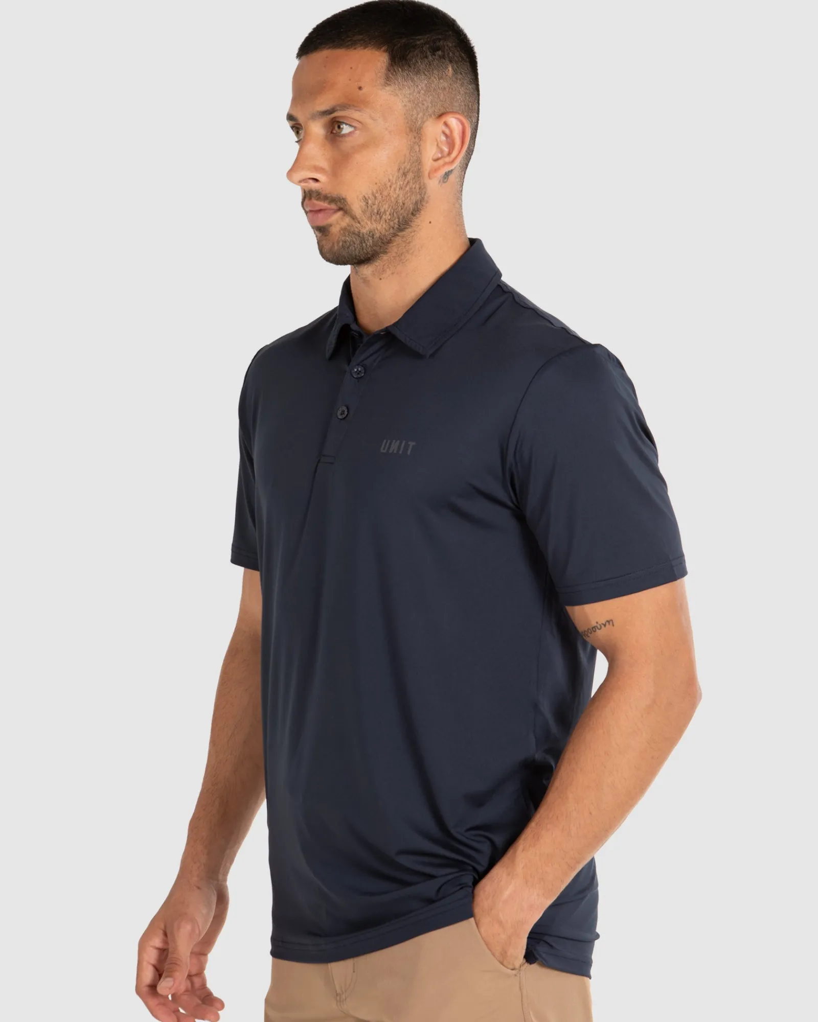Unit Clothing UNIT Mens Pro Flex Polo Hot