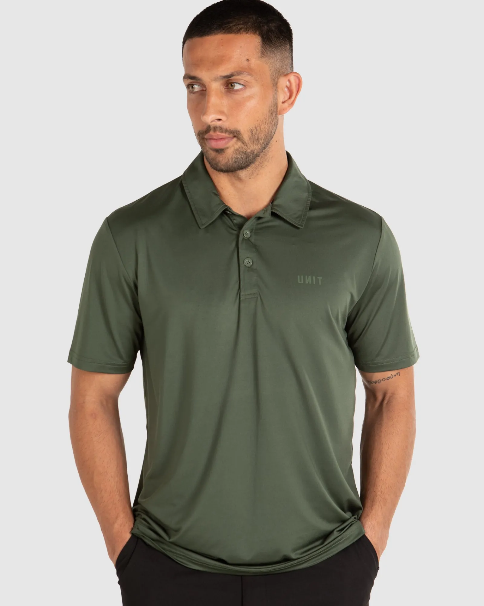Unit Clothing UNIT Mens Pro Flex Polo Hot