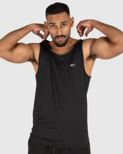 Unit Clothing UNIT Mens Pro Flex Sports Tank BLACK Cheap