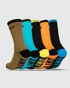 Unit Clothing UNIT Mens React Bamboo Socks - 5 Pack MULTI Sale