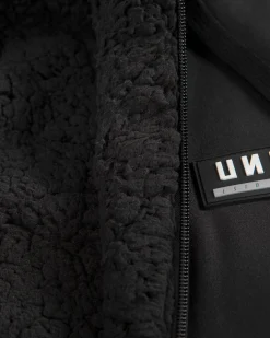 Unit Clothing UNIT Mens Sigma Jacket - Sherpa Lined BLACK Shop