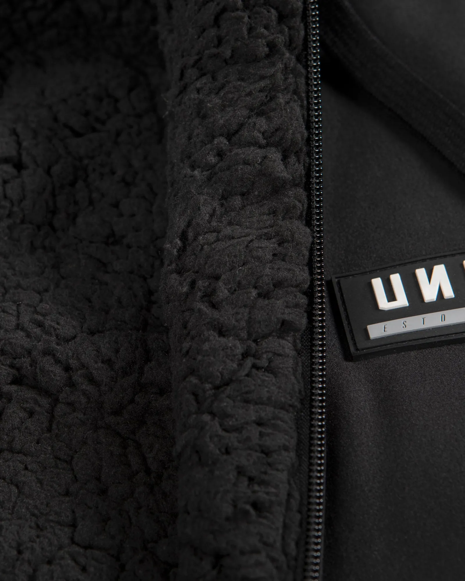 Unit Clothing UNIT Mens Sigma Jacket - Sherpa Lined BLACK Shop