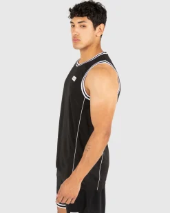 Unit Clothing UNIT Mens Stack Sports Tank BLACK Best Sale