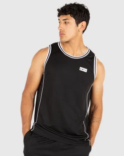 Unit Clothing UNIT Mens Stack Sports Tank BLACK Best Sale