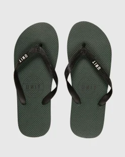 Unit Clothing UNIT Mens Stamp Flip Flops Clearance