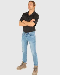 Unit Clothing UNIT Mens Stretch Workwear Jeans Sale