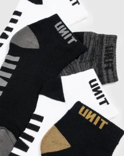 Unit Clothing UNIT Mens Vital Bamboo Socks - 5 Pack MULTI Clearance