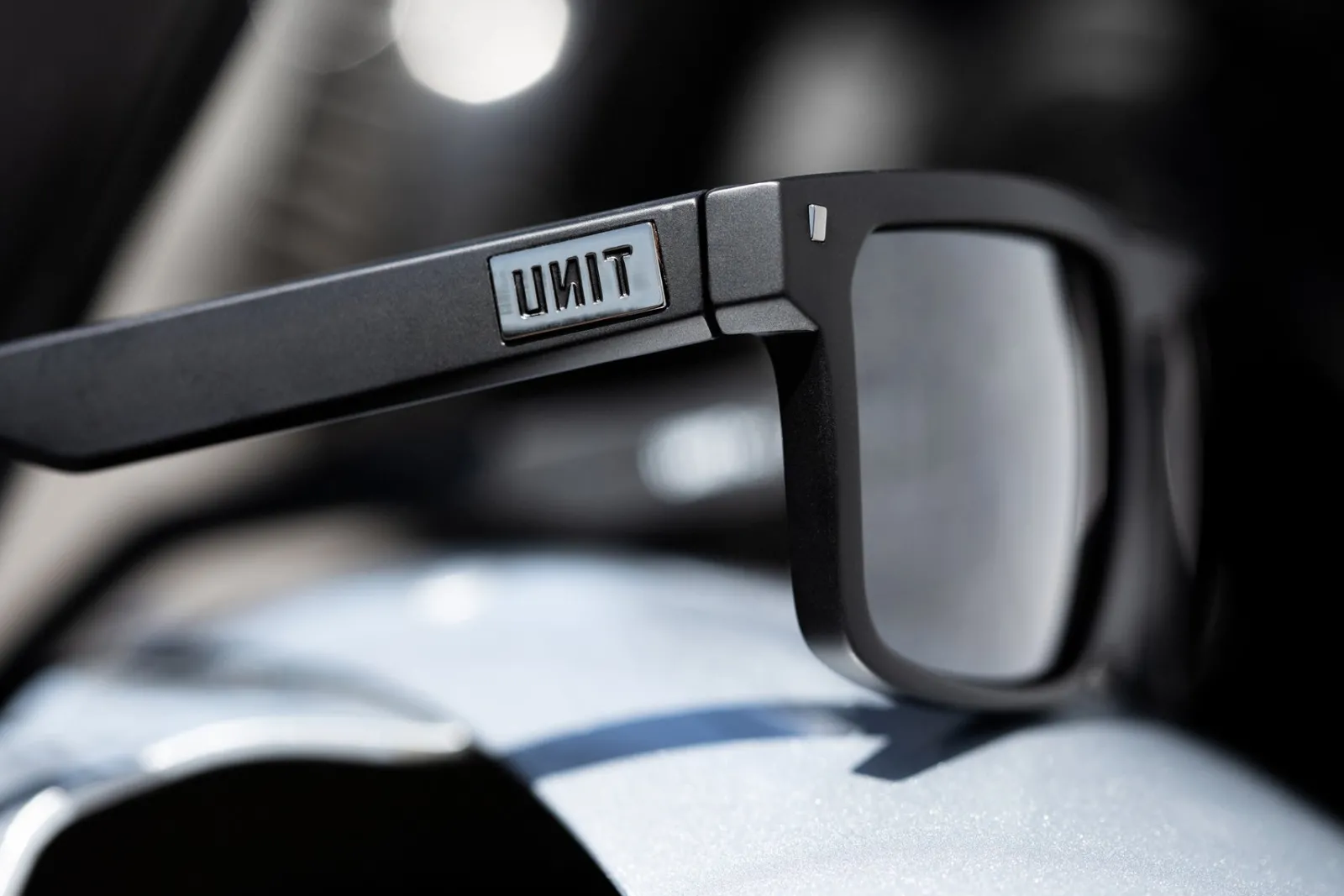 Unit Clothing UNIT Primer Sunglasses - Grey Polarised MATTE BLACK Cheap