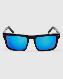 Unit Clothing UNIT Primer Sunglasses - Polarised BLACK BLUE Store