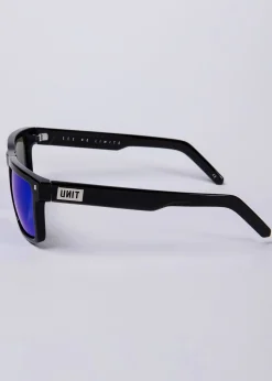Unit Clothing UNIT Primer Sunglasses - Polarised BLACK BLUE Store