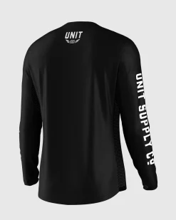 Unit Clothing UNIT Racing Team Mens Riding Jersey BLACK Fashion