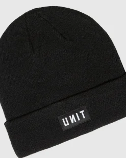 Unit Clothing UNIT Stack Mens Beanie BLACK New