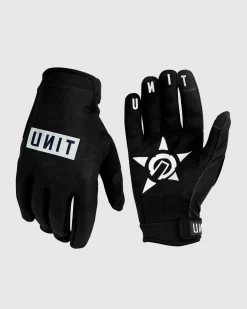 Unit Clothing UNIT Stack Youth Gloves BLACK Clearance