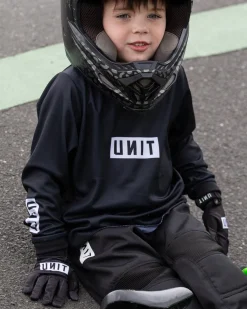 Unit Clothing UNIT Stack Youth Gloves BLACK Clearance