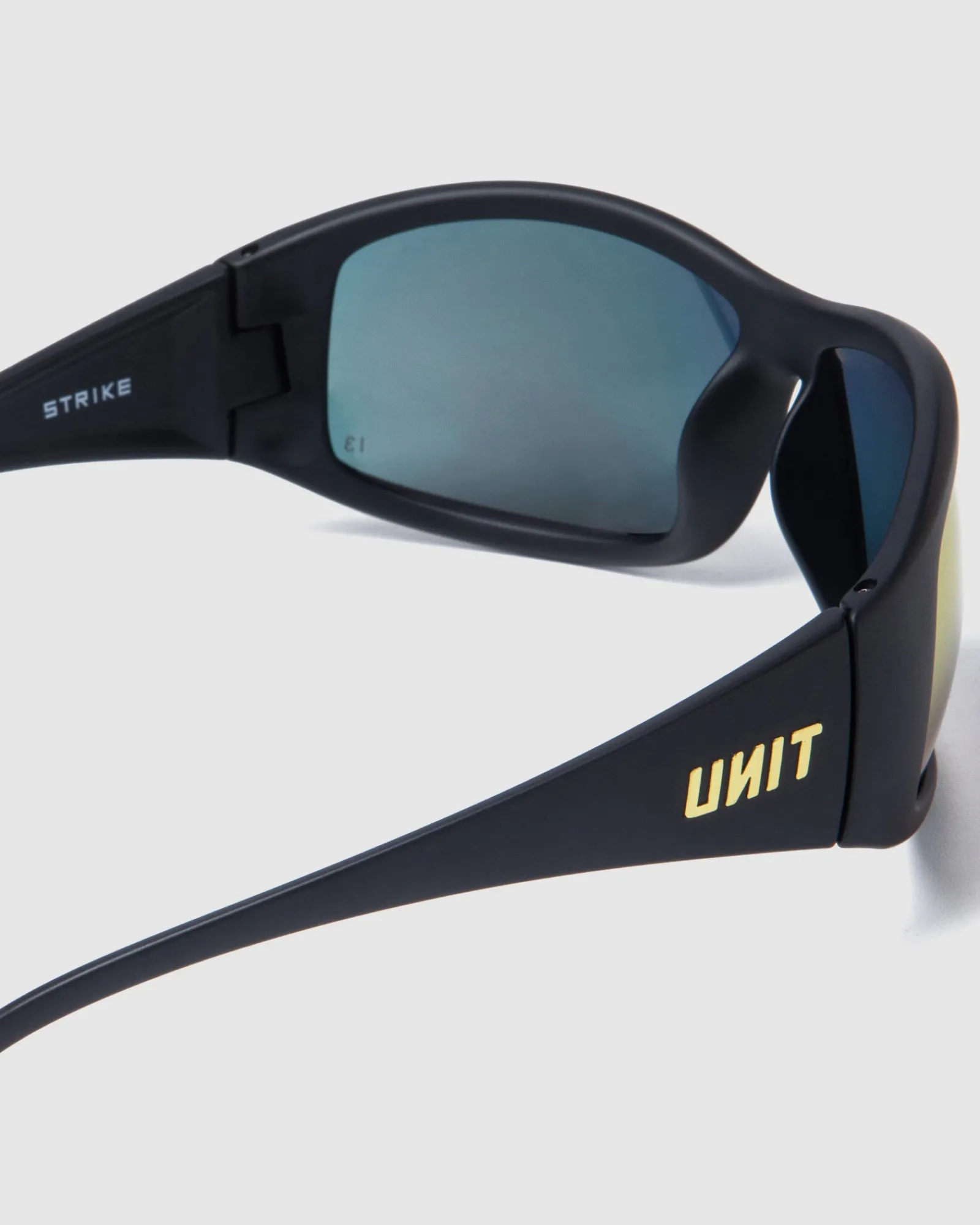 Unit Clothing UNIT Strike - Medium Impact Safety Sunglasses - BLACK ORANGE Cheap