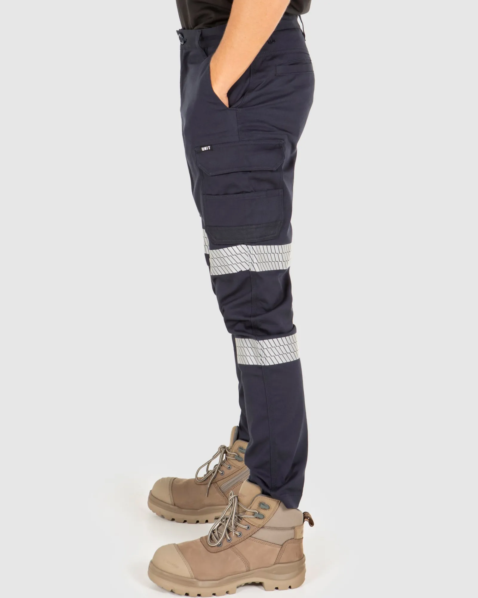Unit Clothing UNIT Strike Reflective Work Pants NAVY Flash Sale