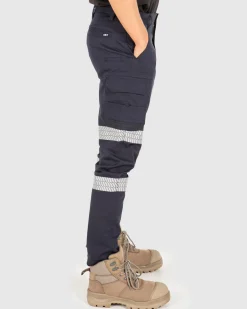 Unit Clothing UNIT Strike Reflective Work Pants NAVY Flash Sale
