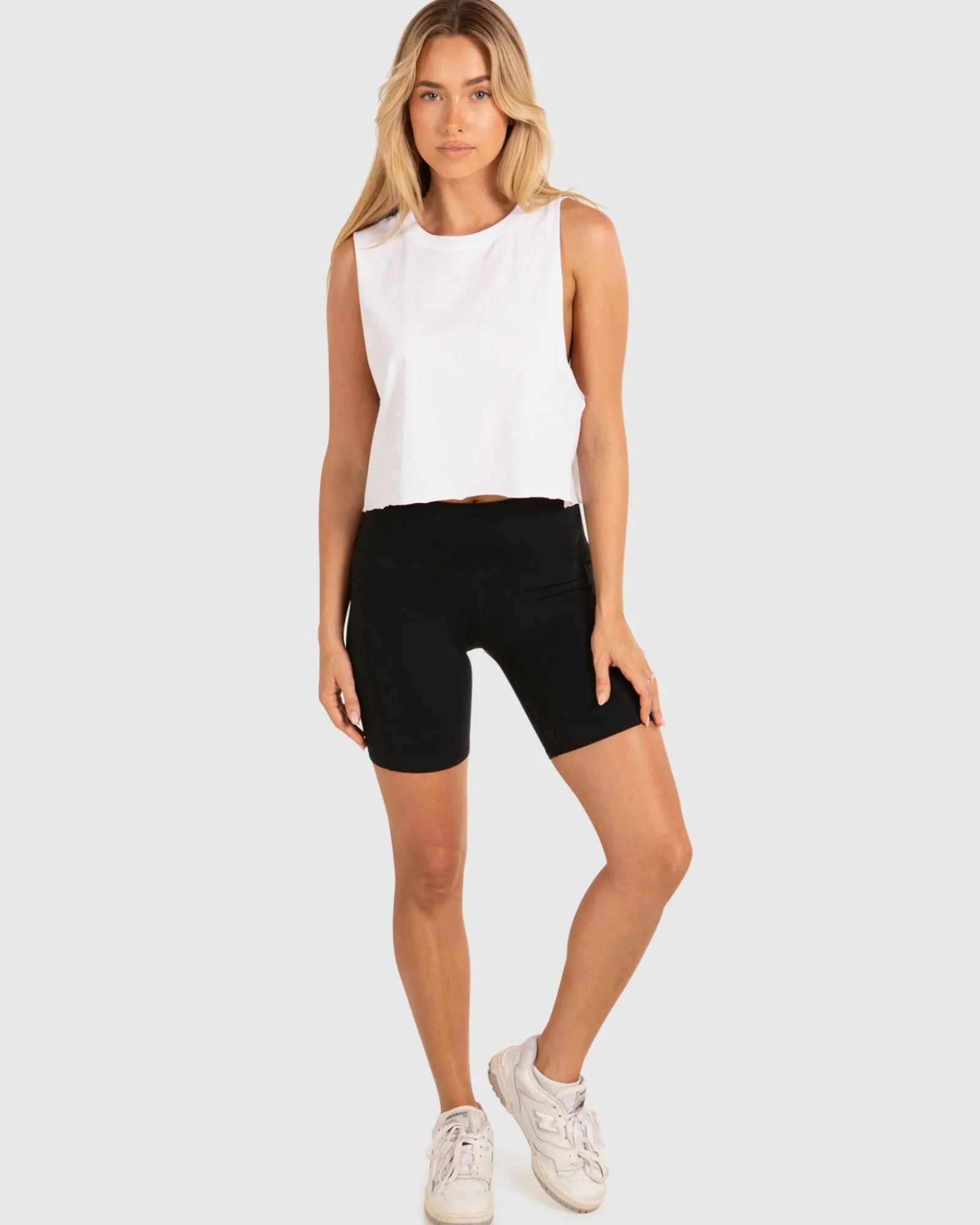 Unit Clothing UNIT Studio Ladies Crop Muscle Tee Flash Sale