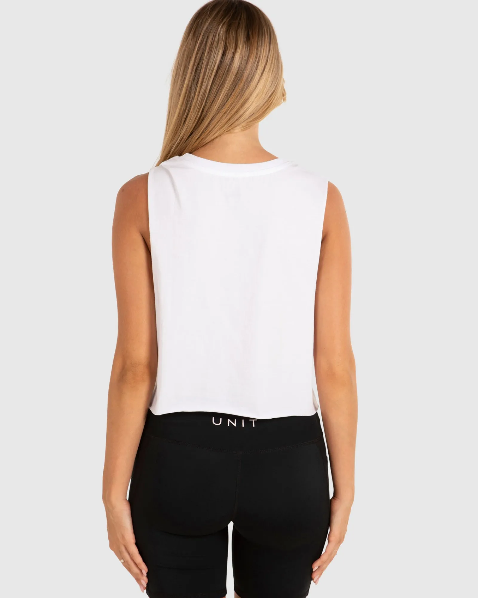 Unit Clothing UNIT Studio Ladies Crop Muscle Tee Flash Sale