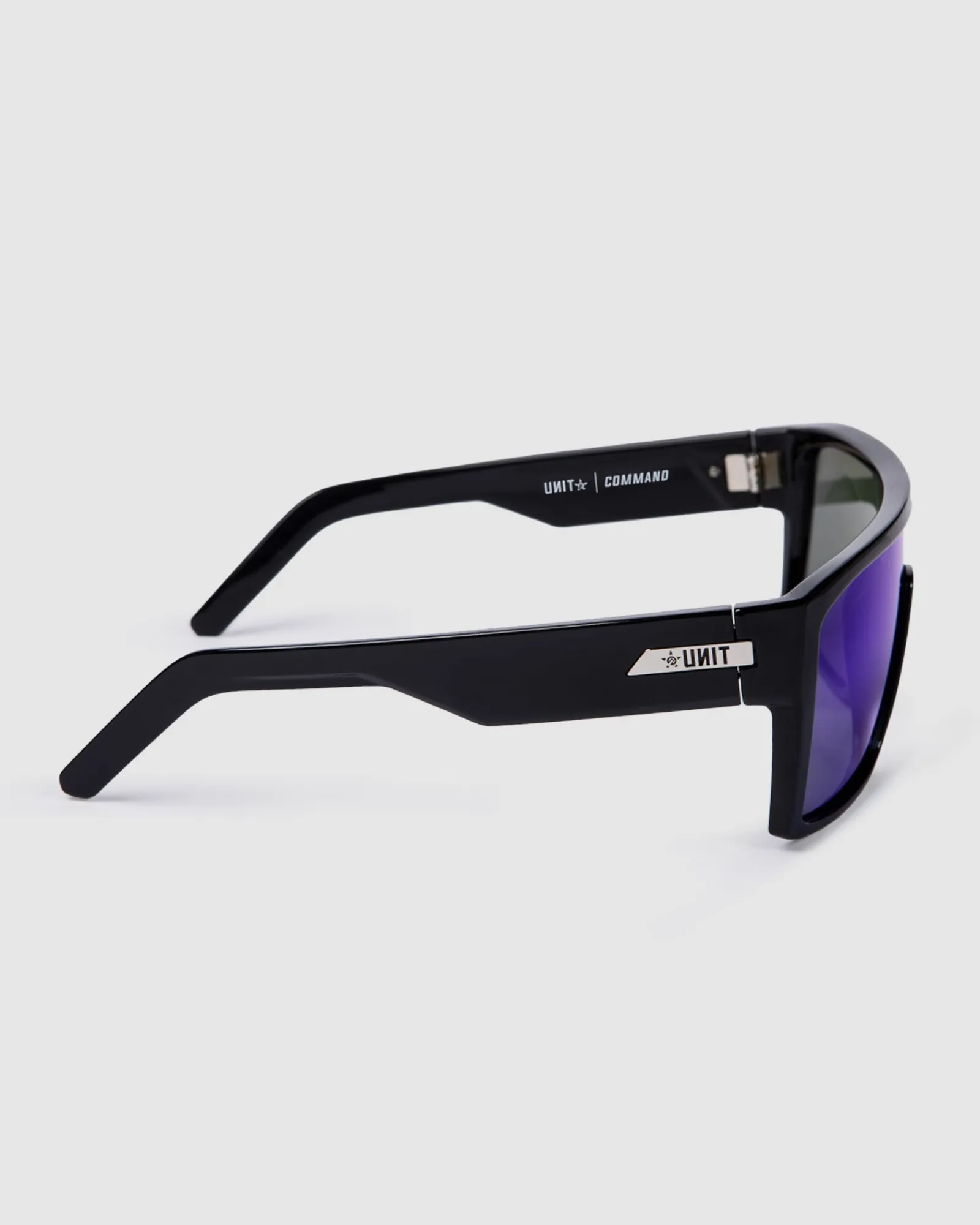 Unit Clothing UNIT Sunglasses Command - Polarised BLACK BLUE New