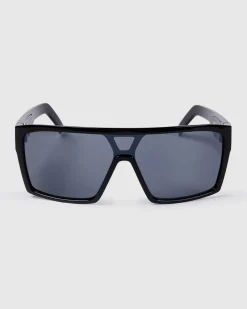 Unit Clothing UNIT Sunglasses Command - Black Gloss Polarised GB OXIDIZED Clearance