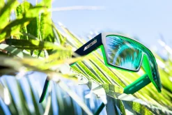 Unit Clothing UNIT Sunglasses Command - Matte Black Green Polarised MB GREEN Online