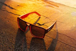 Unit Clothing UNIT Sunglasses Vault - Matte Black Orange Polarised MB ORANGE Online