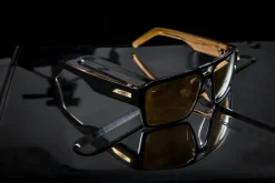 Unit Clothing UNIT Sunglasses Vault - Matte Black Gold Polarised MB GOLD Best Sale