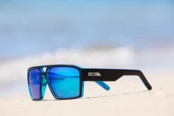Unit Clothing UNIT Sunglasses Vault - Matte Black Blue Polarised MB BLUE Store