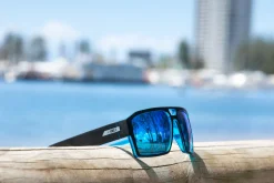 Unit Clothing UNIT Sunglasses Vault - Matte Black Blue Polarised MB BLUE Store