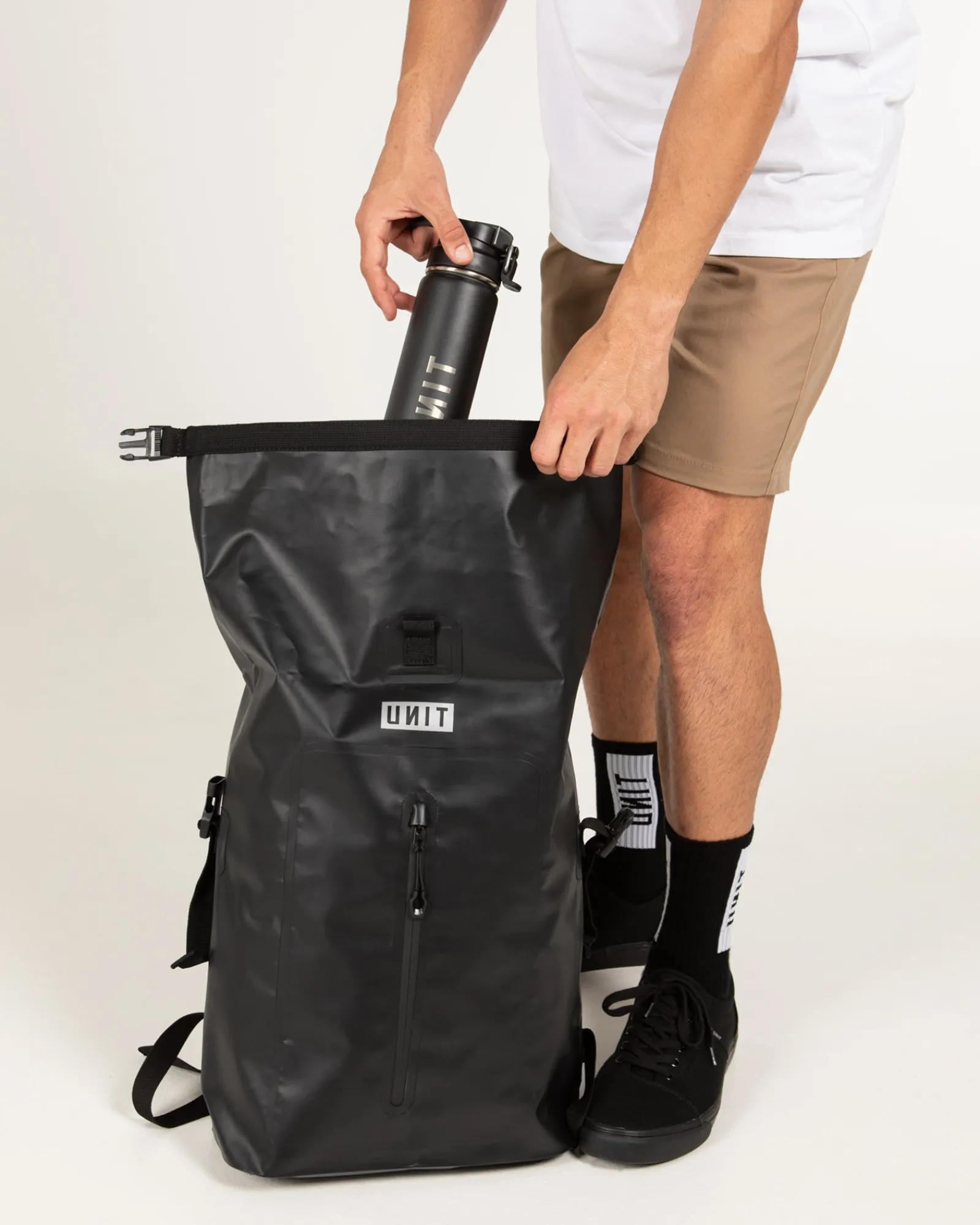 Unit Clothing UNIT Waterproof Backpack - Trek BLACK Flash Sale